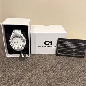 White Giorgio martino watch men’s